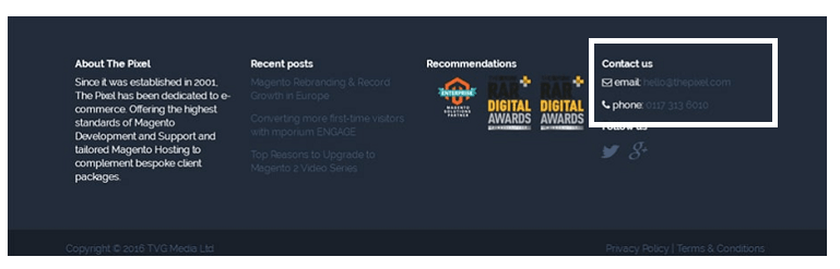 设计完美的网站页脚 设计完美的网站页脚