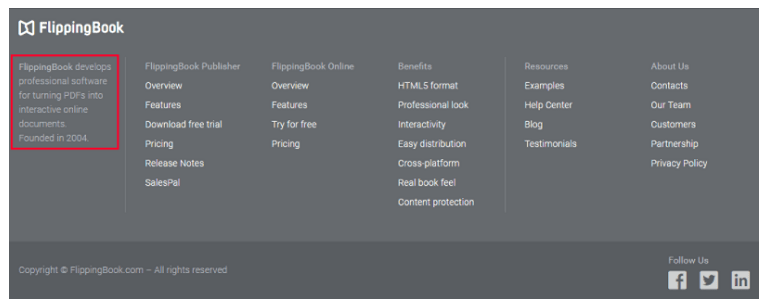 设计完美的网站页脚 设计完美的网站页脚