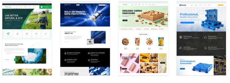 自适应网站模板